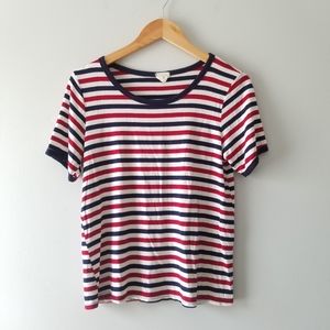 UO Caution To The Wind Striped Tee Medium